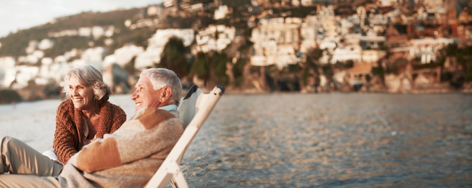 Couple enjoying retirement. Sandy Spring Bank.